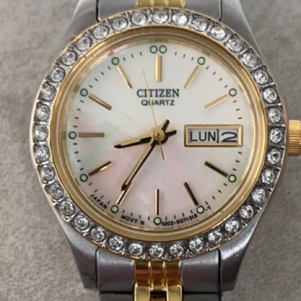 Citizen Women’s Two-Tone Crystal Embellished Watch